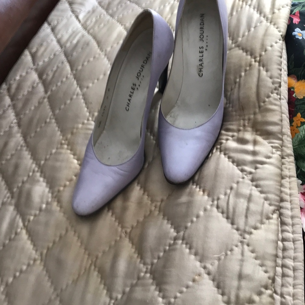 Charles Jourdan lavender high heels